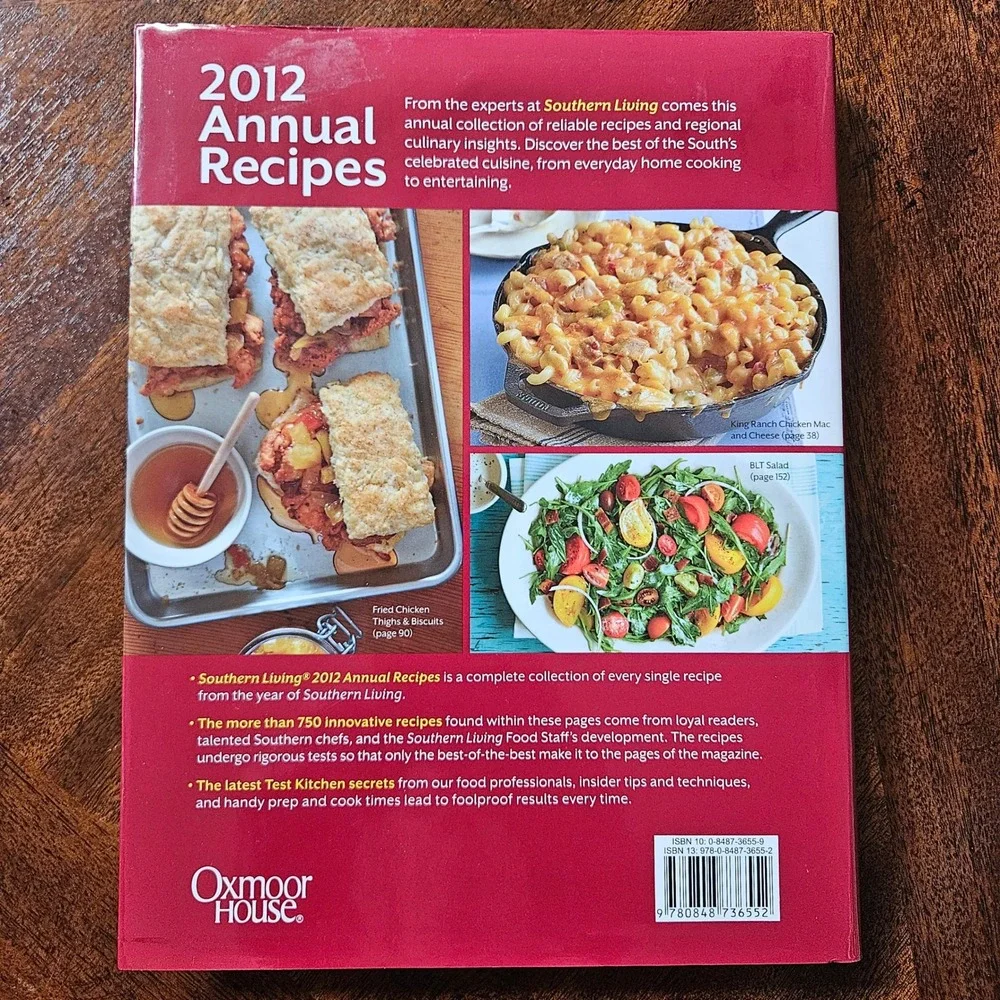 Southern‎ Living 2012 Annual Recipes Cookbook Over 750 Recipes
